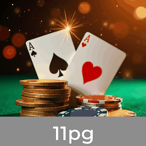 11pg: Caça-Níqueis com Jackpots, Mesa de Jogo Estratégica e Experiência Imersiva com Crupiê ao Vivo