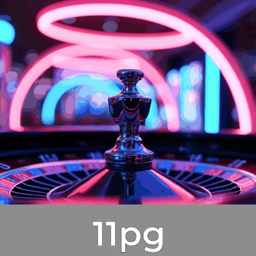 11pg: Caça-Níqueis com Jackpots, Mesa de Jogo Estratégica e Experiência Imersiva com Crupiê ao Vivo